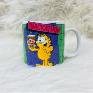 Garfield mug senescing 1986 mug